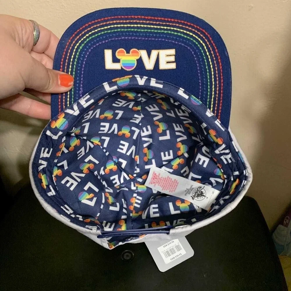 NWT! Disney Rainbow Pride Hat - Picture 3 of 4